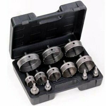 CHAMPION CUTTING TOOL CT7 12 Piece Master Mechanical Carbide Tipped Hole Cutter Set, Includes: 5/8in, 3/4in CHA CT7P-MECHANICAL-1